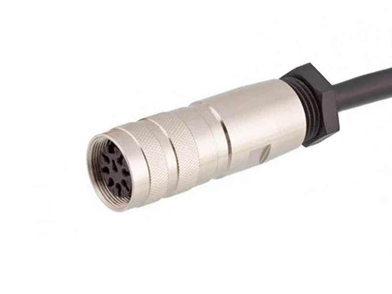 WATERPROOF CABLE M16 SOCKET 8PIN AISG 5G