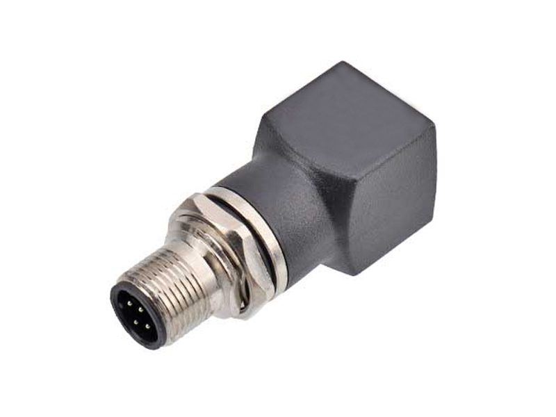 M12 PLUG 4PIN/RJ45 JACK ADAPTER