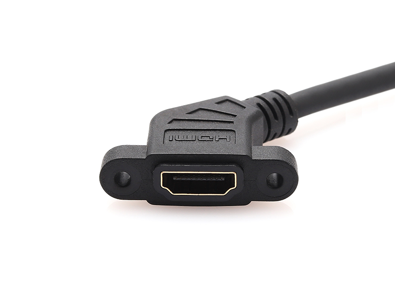 HDMI SOCKET PRE-MOLDED RIGHT ANGLE