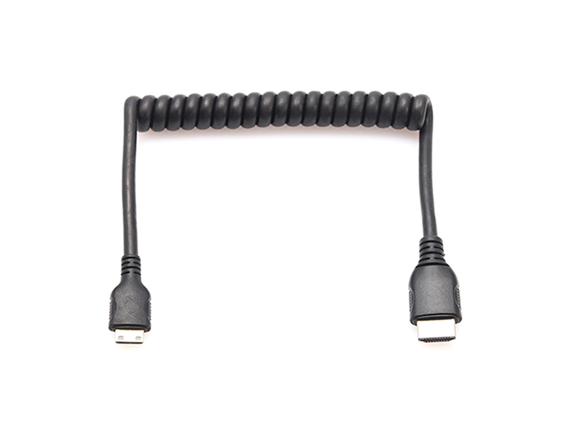 MINI HDMI SPRING CABLE