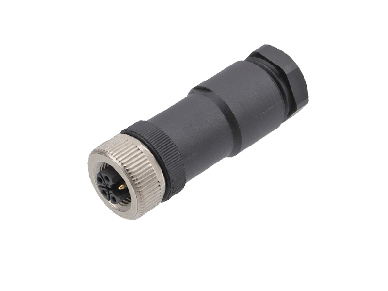 M12 L CODE 5PIN SOCKET POWER CONNECTOR