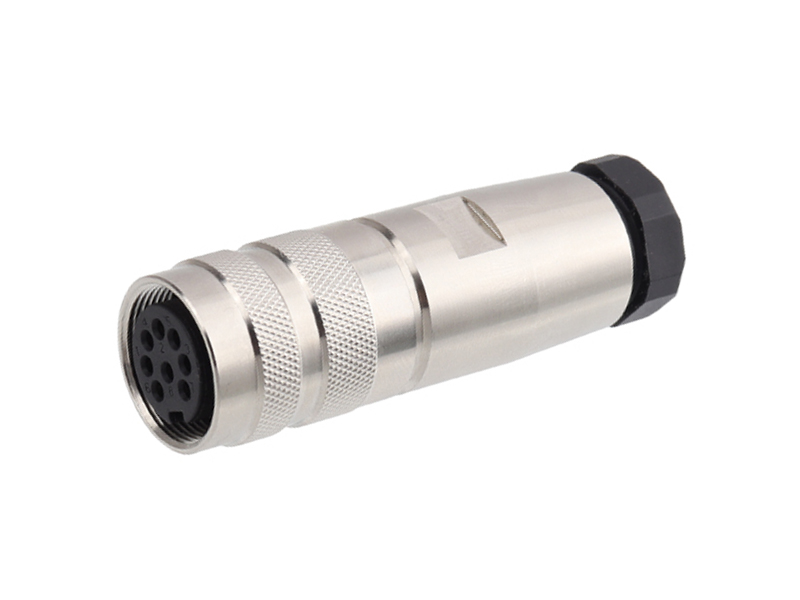 M16 SOCKET 8PIN WATERPROOF CONNECTOR