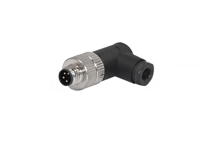 M8 SENSOR CONNECTOR 4PIN PLUG ANGLE